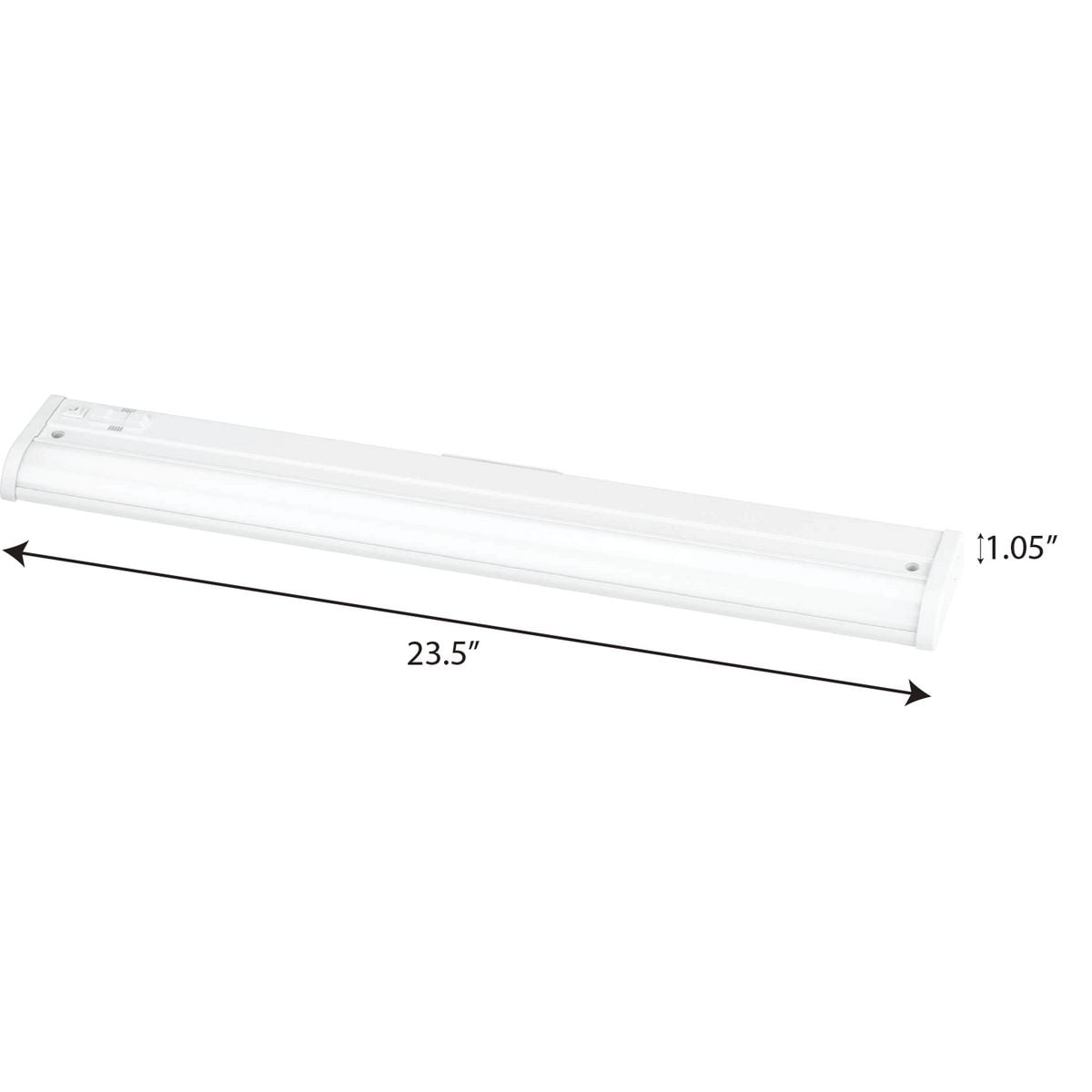 Progress Lighting P700027-Cs Hide-A-Lite 24" Led Under Cabinet Light - White
