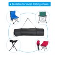 thumbnail image 4 of Uxcell Camp Chair Replacement Bag Folding Camping Chair Carry Bag with Adjustable Shoulder Strap Black 50 inch, 4 of 7