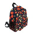 thumbnail image 2 of FORMRS Kids School Backpack with Front Zippered Pocket 12" Student Travel Daypack, Red Floral, 2 of 6