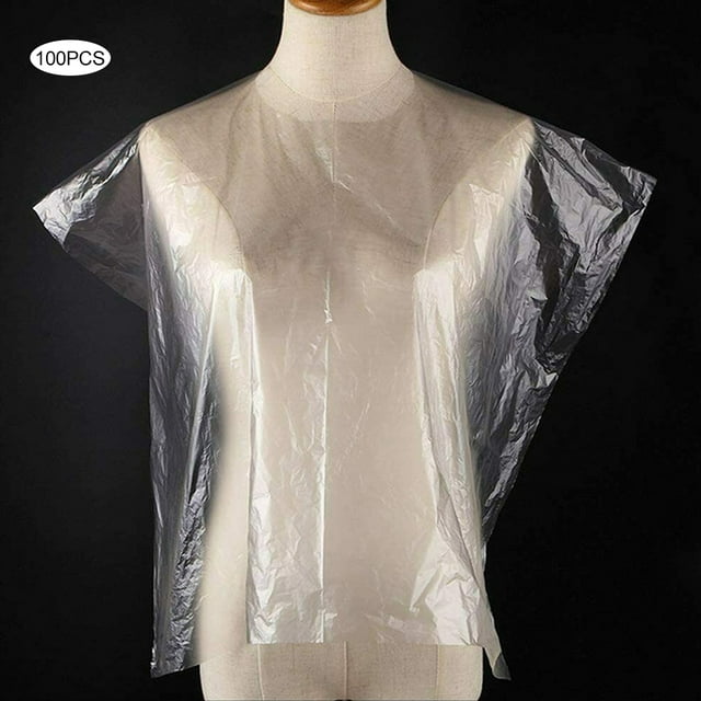 Capa de corte de pelo desechable impermeable capa de peluquero salón ligero pero duradero para el hogar ANGGREK Otros