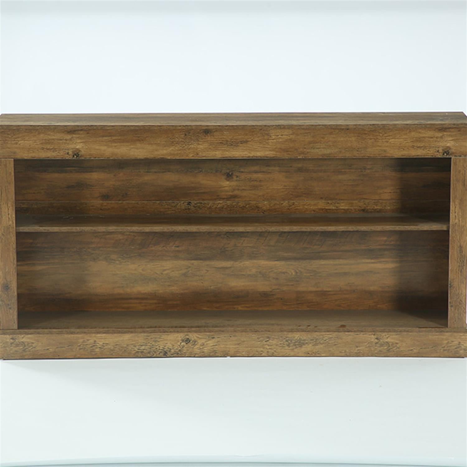 Demi Bonn 63" Console Table, Vintage Entryway Table with 3-Tier Storage Shelf, Foyer Display Table, Brown