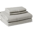 thumbnail image 1 of Brushed Microfiber Sheet Set, Extra Soft with Natural Texture, 4-Piece, Queen, Grey, 1 of 10