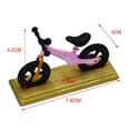 thumbnail image 5 of Bicicleta de montaña en miniatura a escala 1/12, accesorios de tiro para casa de muñecas. Rosa, 5 of 5