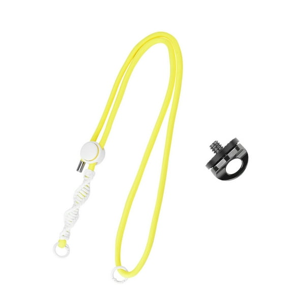 Action Camera Lanyard With Safety Lock Adjustable Length Multiple Color Option
