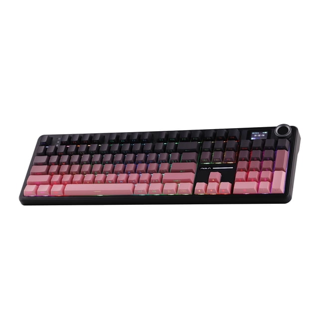 Teclado inalámbrico para juegos EPOMAKER X Aula F108 PRO Rosa