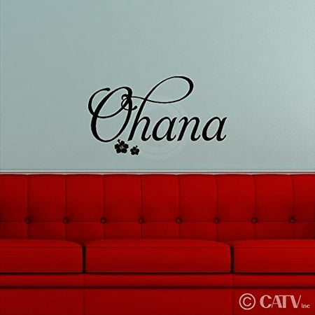 - Ohana Vinyl Lettering Wall Decal Removable Sticker (12.5