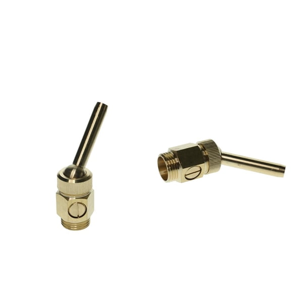 5 Piezas DN15 1 / 2Inch Jet Ajustable Fuente De Boquilla De Rociador De Válvula Recta, Para Estanque De Jardín Waterscape