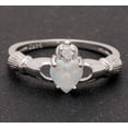 thumbnail image 4 of Darlina Engagement Ring for Women Claddagh Crown Fire Opal Ginger Lyne Collection, 4 of 5