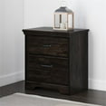 thumbnail image 6 of 4 Piece Double Dresser Tall Chest and 2 Nightstand Bedroom Set in Rubbed Black, 6 of 8