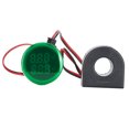 thumbnail image 2 of Current Signal Indicator, Round Lamp Light Current Round Signal Light Current Meter Indicator Lamp 2-Display Ent Indicator Light  For Current Signal Green, 2 of 8