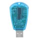thumbnail image 3 of Lector de tarjetas ANGGREK USB con función de impresión de mensajes SMS Azul, 3 of 8