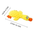 thumbnail image 3 of Durable Squeaky Duck Dog Chew Toy For Aggressive Chewers, Soft Yet Tough Plush With Built-In Squeaker, Calming Interactive Play For Small Medium Large Dogs, Bite-Resistant Indoor Outdoor Fun Gift, 3 of 9