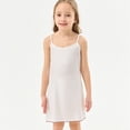 thumbnail image 4 of JAJAHO Girls Summer Silk Satin Dress Spaghetti Strap Scoop Neck Mini Dress Relaxation Home Clothes For Kids 5-14 Years Lightweight Stylish Dresses, 4 of 5