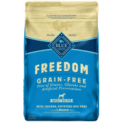Blue Buffalo Freedom Grain Free Natural Adult Dry Dog Food, Chicken, 24-lb