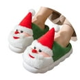 thumbnail image 6 of Mzoazpie 2024 Christmas Slippers for Women Home Santa Warm House New Year Shoes US Size 7.5, 6 of 8
