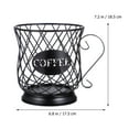 thumbnail image 2 of BESTYASH Coffee Pod Basket Storage Wire Design Black for Coffee Lovers 1Pack, 2 of 8