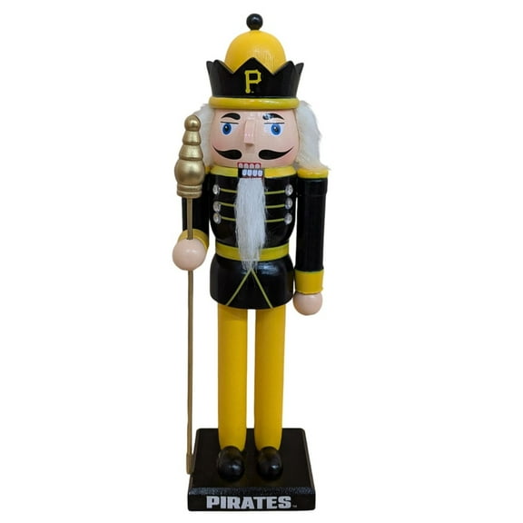 Pittsburgh Pirates 12" Wooden Nutcracker Statue
