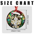 thumbnail image 7 of Norwegian Forest Cat Ornaments Ceramic For Christmas, Stained Glass Ornaments Ceramic Christmas 2025, 7 of 7
