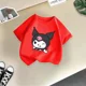 thumbnail image 3 of Marca Kulomi, camiseta de algodón de verano para niños, linda camiseta de dibujos animados de Sanrio para niño y niña, ropa informal de moda para niña bebé, 3 of 5