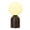 Coffee color, variant on Yihuala Modern Bedroom Table Light Ball Shape Bedroom Reading Lamp for And Home Decoration Stepless Dimming Night Light