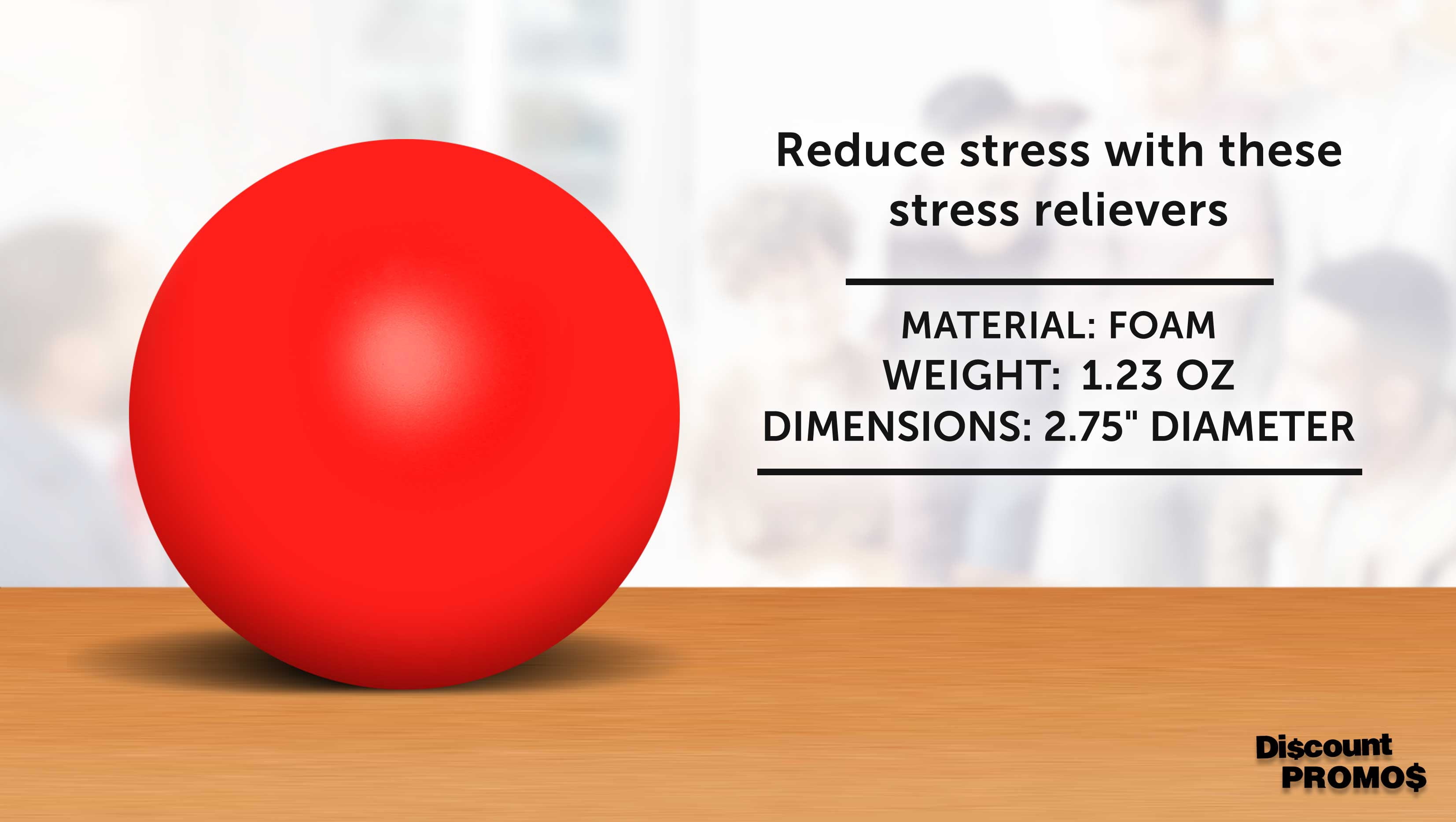 Stress Balls for Adults Set of 10, Bulk Pack - Hand Exercise, For Your Desk, Office or Home - Red