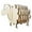 Beige, variant on XKHZJL Sheep Shaped Wooden Coasters-Wooden on a Plywood Sheeps Stand Wooden Wool Sheep Coasters Set for Coffee Table