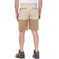 thumbnail image 3 of Pdbokew 6-Zipper Pocket Men's Hiking Shorts - Quick-Dry & Durable Outdoor Climbing Shorts with Contrast Color Design Lightkhaki XL, 3 of 8