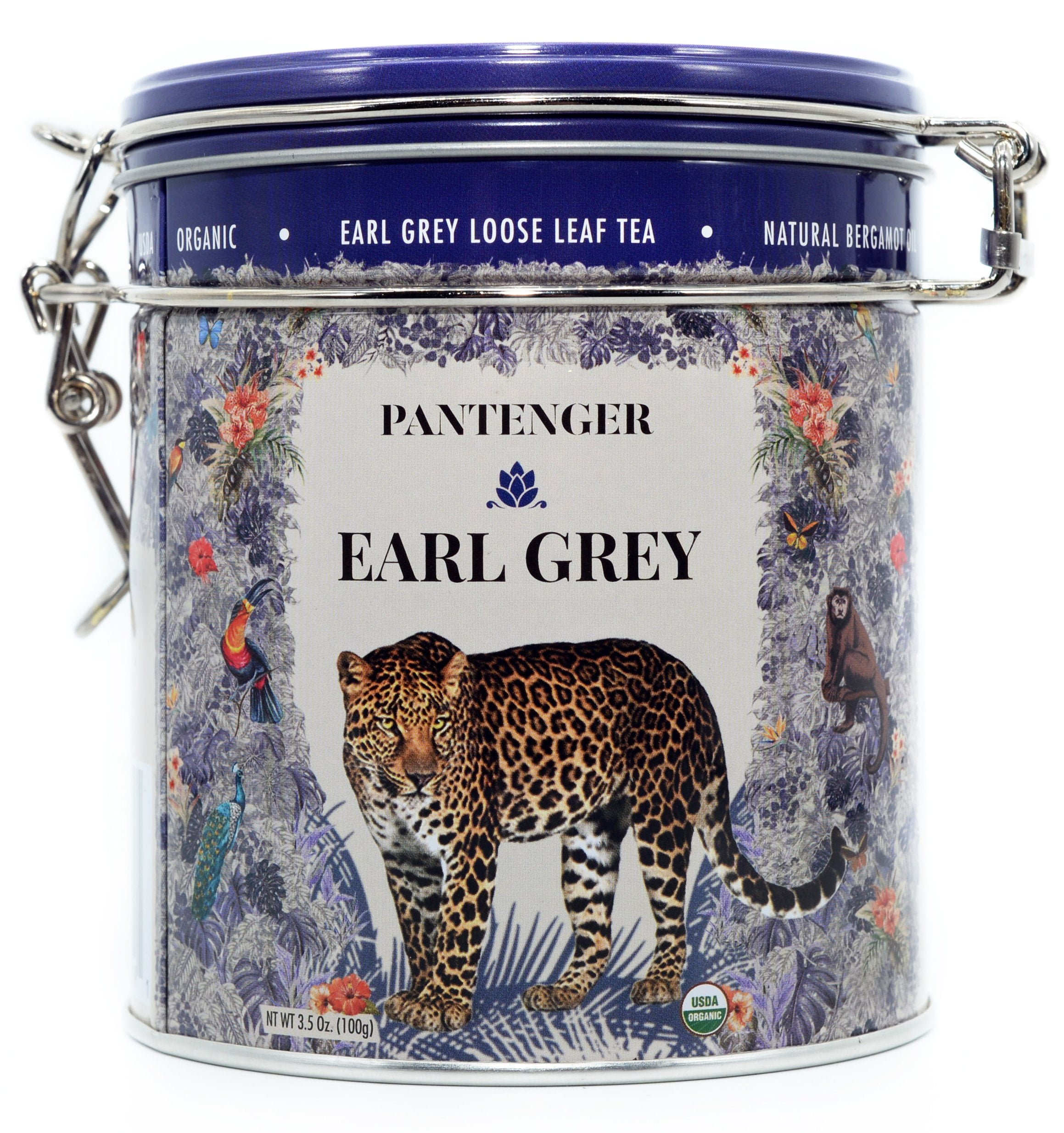 Pantenger Organic Earl Grey Tea. 3.5 Oz (makes up to 50 teacups). Ceylon Black Tea with Bergamot Essential Oil
