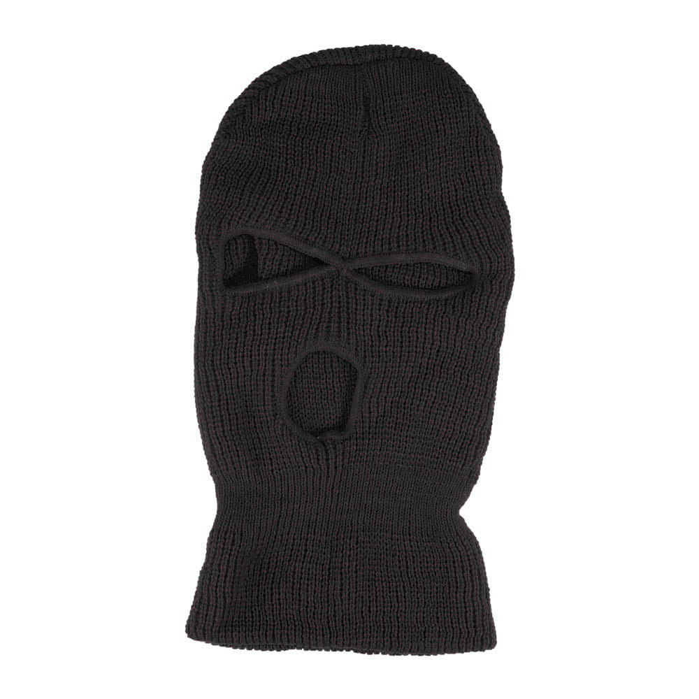 3 Hole Full Face Mask Winter Cap Balaclava Hood Army Tactical Knit Warm Masks 