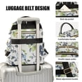 thumbnail image 3 of FORMRS Mini Backpack Purse for Women Travel Daypack Casual Shoulder Bag, Light Floral Pattern, 3 of 7