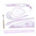 thumbnail image 4 of Tailor Rulers Set with and Cutting Ruler for Sewing Pattern Making and Accurate Measurements, 4 of 8