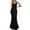 Black Dress for women, variant on ATOYSOY Women's Beach Sundress Sleeveless V Neck Flowy Spaghetti Strap Elegant Cocktail Party Maxi Dress High Waist Trendy Retro Workout Dress for Girls Green