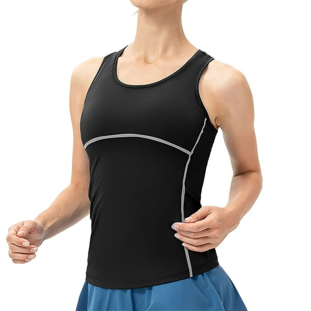 Women's Solid Color Yoga Vest Sports Quick Drying Vest