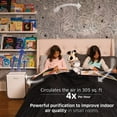 thumbnail image 4 of AIRDOCTOR 2000i SMART Air Purifiers for Small Rooms, 3 Stage Filtration, Pre-Filter, UltraHEPA, Carbon/VOC, White, 4 of 10