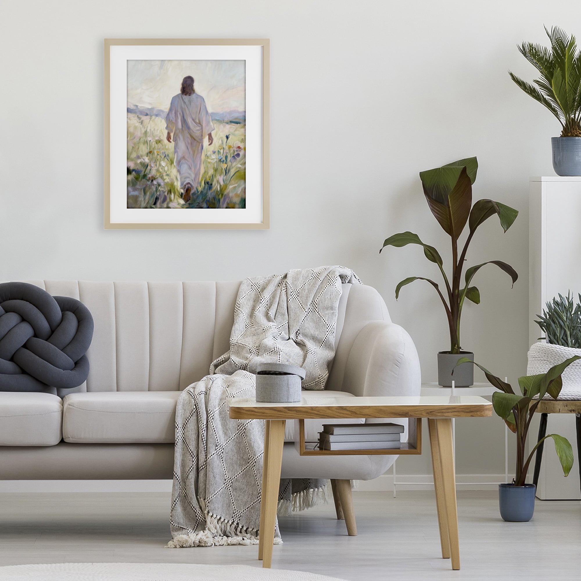 Stupell Industries Wildflower Faithful Follower Birch Framed Print Under Glass, design by Kim Allen