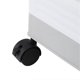 thumbnail image 2 of 4 Wheel Rolling Utility Cart, Multifunctional Double Layer Mobile Storage Cart for Kitchen, Bathroom, Living Room, Office, 2 of 4