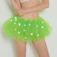 thumbnail image 3 of skpabo Women Tutu Skirt Illuminated With Light Lady Girls Skirts Swing Mesh Pleated Half-Body Skirt Saree Puffy Skirt Fancy Dress Fancy Dress Halloween Costume Pink Tutu Tutu White Tutu You Can Tutu, 3 of 4