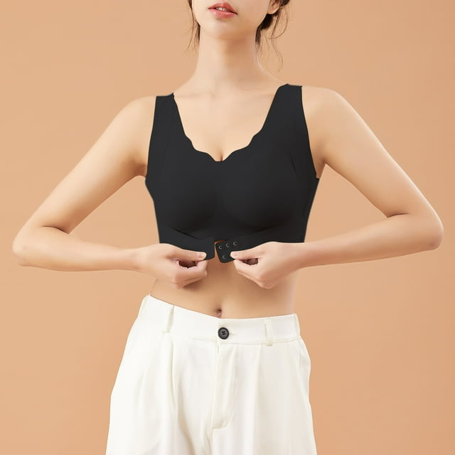 Aayomet Bras for Women Comfort Revolution Wireless T-Shirt Bra, Wireless Full-Coverage Bra