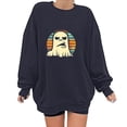 thumbnail image 2 of Enjoytime Crew Neck Sweatshirts Women Cute Spooky Printed Long Sleeved Blouses 2025 Fashion Casual Pullover Tops, 2 of 5