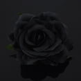 thumbnail image 5 of 3X Seda Pelo de la Flor Broche de la Boda Ramillete Clip de la Flor 8 cm Broche Accesorios - Negro, 5 of 5