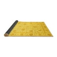 thumbnail image 2 of Ahgly Company Indoor Rectangle Oriental Yellow Modern Area Rugs, 2' x 4', 2 of 4