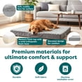 thumbnail image 5 of FurHaven Ultra Plush Orthopedic Deluxe Mattress Pet Bed for Dogs & Cats - Gray, Jumbo, 5 of 9