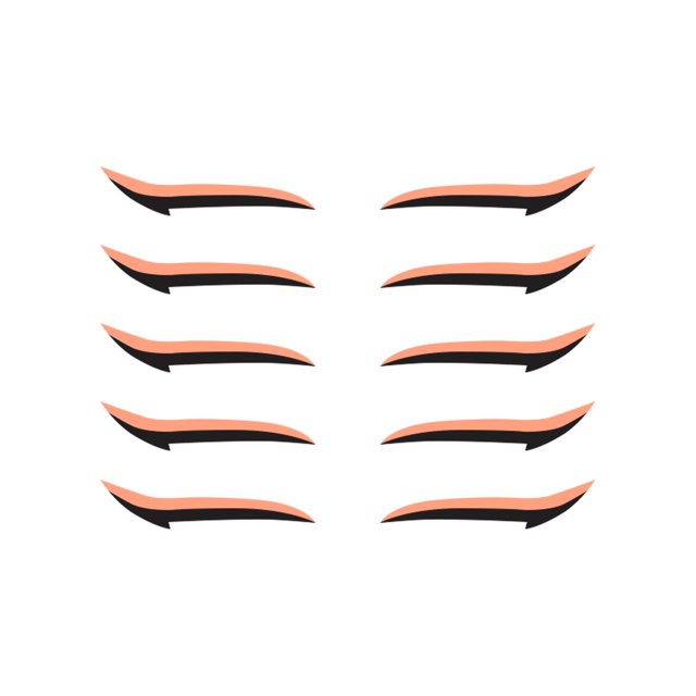 Eyeliner Sticker Double Eyelid Tape Glitter Eyeliner Eyeshadow Sticker Eye Makeup Tool