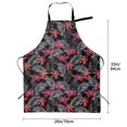 thumbnail image 5 of Uemuo Colorful Hawaii Palms Pattern Waterproof Apron Adjustable Dishwasher Apron- Apron for Women Men Heavy Duty Work Apron for Dishwashing Chemical Lab, 5 of 9