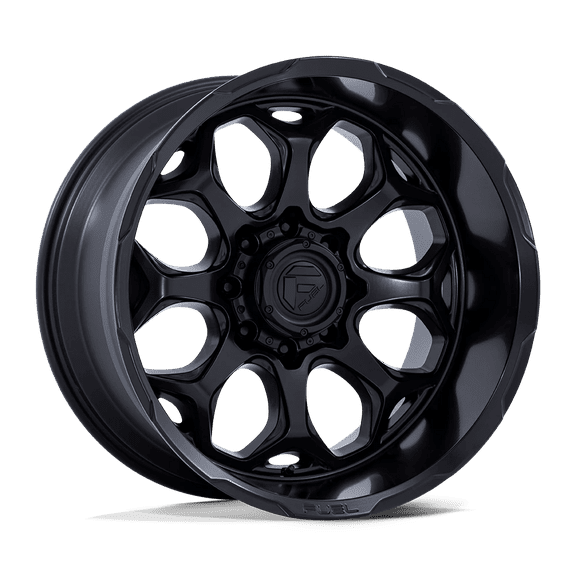 Fuel 1PC Cast Aluminum Wheel D862 22x12 8x180 BLK-OUT -44mm, FC862MX22128844N