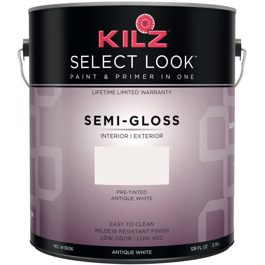 KILZ Select Look Interior & Exterior Semi Gloss Paint & Primer in One