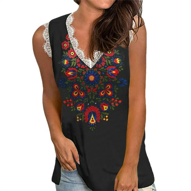 Chaleco de mujer Minnieouse Sin mangas estampado Tipo 2 S