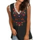 thumbnail image 5 of Chaleco de algodón para mujer Sonducket Impreso Casual Sexy Tipo 2 XL, 5 of 6