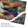 thumbnail image 3 of 1000 PCS Witch sisters puzzles for adults 1000 pieces,Challenging Brain Exercise,Wonderful imagination,Funny Witch Modern Art Wooden jigsaw Game,Great for Relaxation and Display for Puzzle Enthusiast, 3 of 6