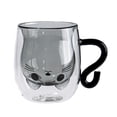 thumbnail image 1 of Taza con gato negro linda taza con asa taza de café de doble pared Kawaii gato regalo femenino 250-300 ml taza de regalo de cumpleaños para los amantes de los gatos idea Halloween Navidad., 1 of 6
